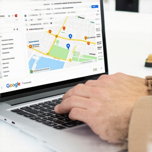 Person analyzing local SEO charts on a laptop to fix Google Maps rankings