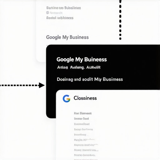Google My Business Profile Audit Screenshot of Google My Business profile with highlighted areas for audit.