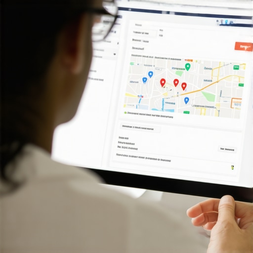 Expert analyzing local SEO and Google Maps ranking data