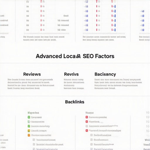 Infographic illustrating deep SEO signals influencing Google Maps rankings.