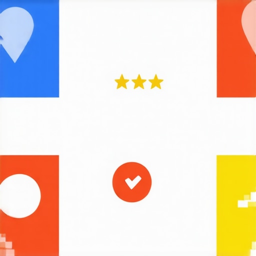 Visual guide showing steps to improve Google Maps ranking through profile, reviews, citations, and website optimization.