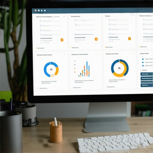 SEO tools for local ranking maintenance Computer screen displaying citation tracking and review management dashboards for local SEO