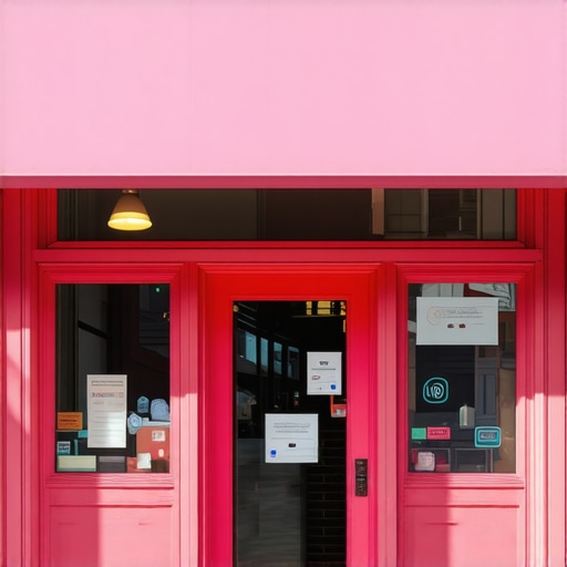 Optimized Business Photos for Google Maps A collage of professional photos of a busy café interior and storefront, highlighting profile image impact.
