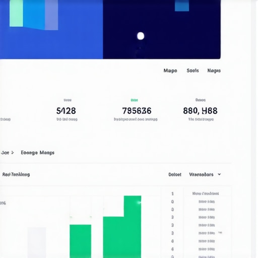 Screenshot of local SEO analytics dashboard