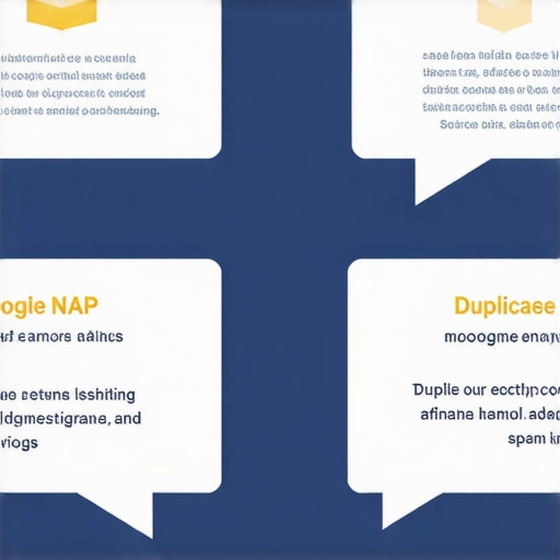 Google Map Ranking Data Errors Infographic illustrating data discrepancies impacting Google Maps visibility