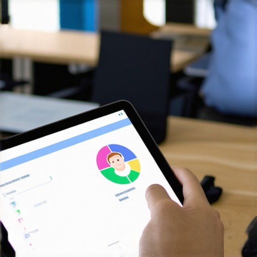 Person reviewing and editing Google My Business profile on tablet for improved ranking