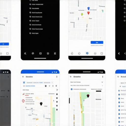 An infographic showing steps to optimize a Google My Business profile for better local rankings.