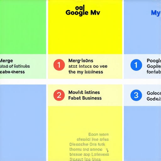 Google Maps Listing Cleanup Process Visual guide illustrating the process of fixing duplicate Google Maps listings to improve local search visibility.